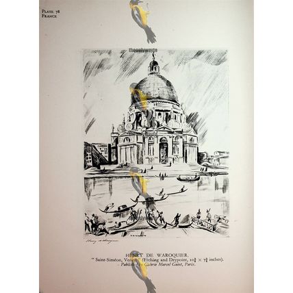 Marin Dans Son Bateau & Saint-Simeon, Venise, Book Illustration (Print), 1930
