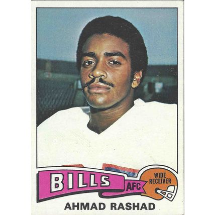 1975 TOPPS AHMAD RASHAD #115