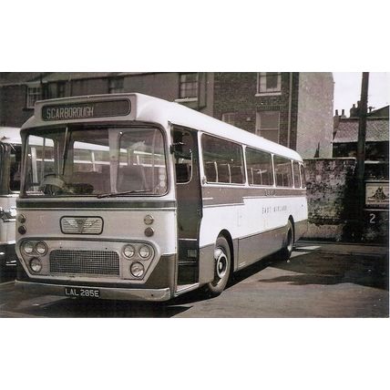 Black & White Photograph of East Midland Motor Services Ltd. - LAL 285E