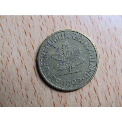 1992d 10 Pfennig Germany Coin