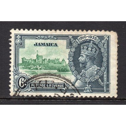 Jamaica - 1935 - 6d Silver Jubilee (sg116) Used