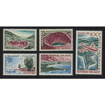 Malagasy Rep. Tourist Publicity 5v 1962 MNH SG#40-44
