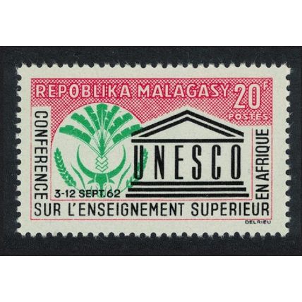 Malagasy Rep. UNESCO 1962 MNH SG#46