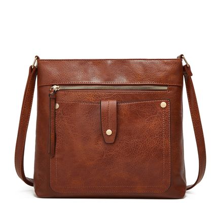 Women Vegan Leather Handbags Tote Purse Shoulder Bag Large Ladies Hobo Bags Brow