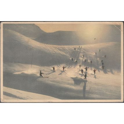 Skifreunde der Bergkinder, c.1940s - Klopfenstein AK