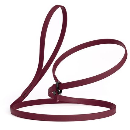 Dog Pet Waterproof Slip Lead - W1/2" x L7' - Merlot Burgundy
