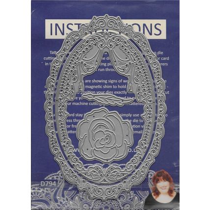 Tattered Lace. Eleganza Die Set. Die Cutting Cardmaking Crafts