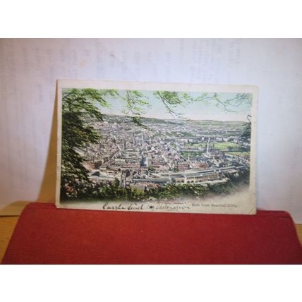 BATH FROM BEECHEN CLIFF, SOMERSET unused antique postcard =