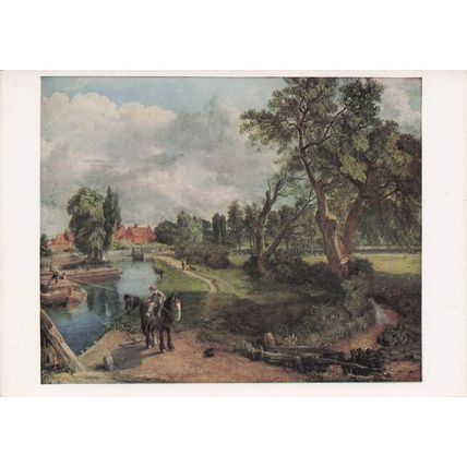 John Constable Flatford Mill Tate Gallery Painting Postcard