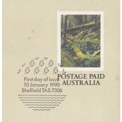 Australia: 1990 Postage Prepaid Envelope. Ref: S0672