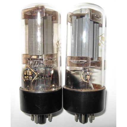 Vintage Soviet FOTON 6P3S, 6L6, 6L6GT Output Tetrode Vacuum Tube USSR 1953 USED