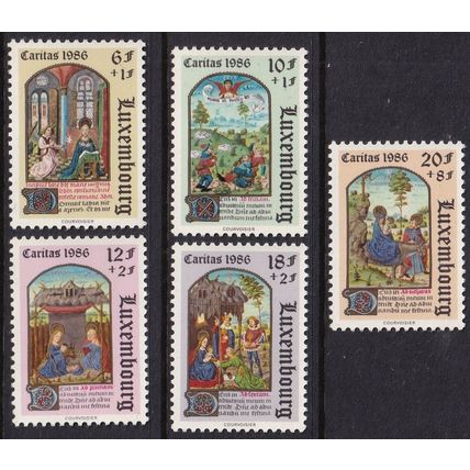 Luxembourg 1986 SG 1192-6 UMM (D-099 (1))