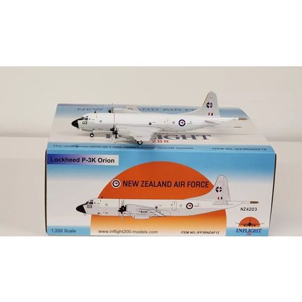 LOCKHEED P-3K ORION AF REG: NZ4203 WITH STAND - INFLIGHT 200 IFP3RNZAF12 1/200