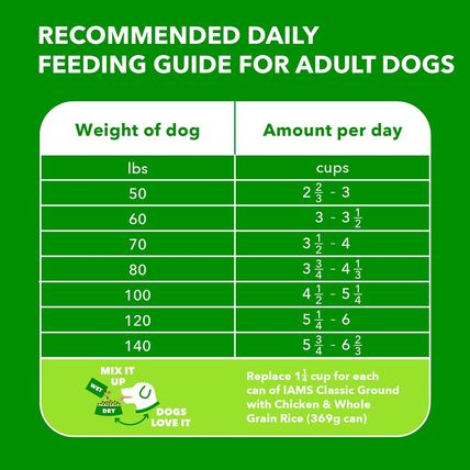 IAMS Adult High Protein Large Breed Dry Dog Food with Real Chicken, 40 Lb. Bag