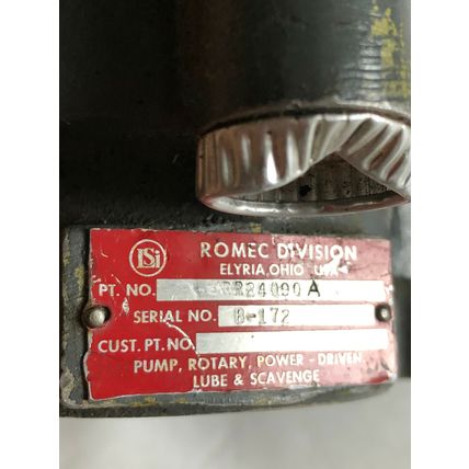 NEW LEAR ROMEC RR24090 A AIRPLANE ENGINE-DRIVEN FUEL ROTARY PUMP SCAV RR24155,DL