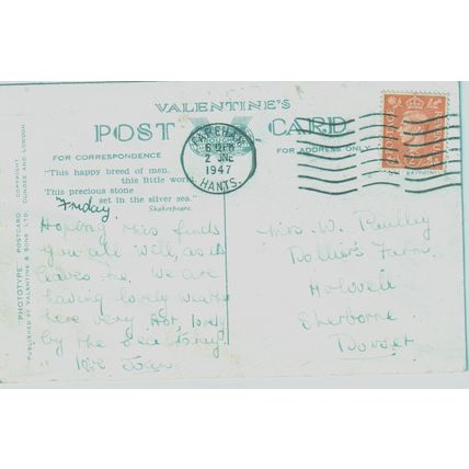 The Canoe Lake Southsea Hampshire Postcard (QHAM227)