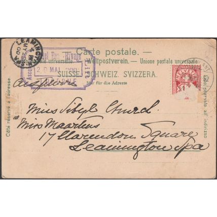 Löwendenkmal, Luzern, 1900 - Voege AK