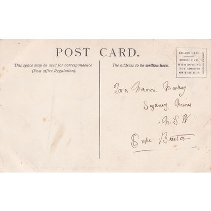 EC604 BONCHURCH-THE POND AND VILLAGE.. LL PUBLISHED PRINTED POSTCARD