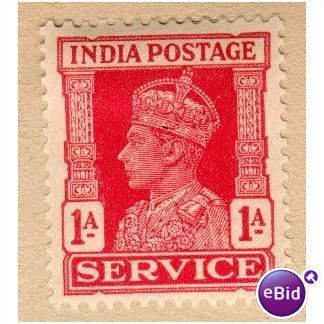 India 1939 - SG O146 - KGV1 1a red (SERVICE) unused hinged