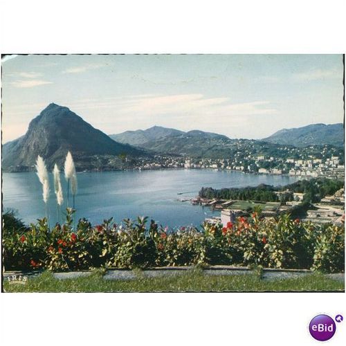 Italy PC - Lugano - Vista generale con il S. Salvatore