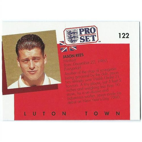1990/1991 Pro Set Footbal - #122 - Jason Rees