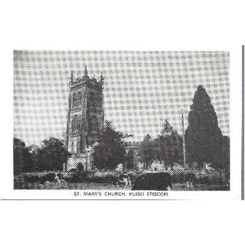 Huish Episcopi, Somerset - St. Mary's Church - postcard c.1970s