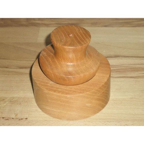 Cornish Wooden Treen Pestle And Mortar