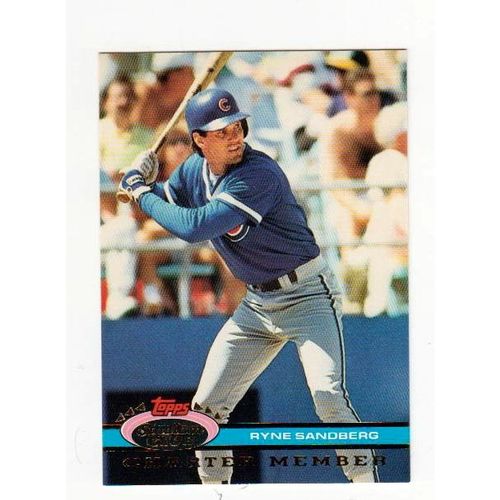 1991 Stadium Club Charter Members only Ryne Sandberg card- Cubs