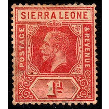 Sierra Leone 1912 King George V 1d Used Stamp