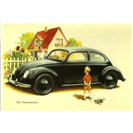 Advertising VOLKSWAGEN BEETLE Postcard (Mayfair BC 416)
