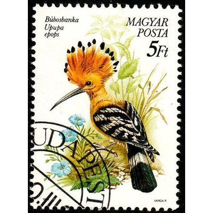 Hungary 1990 Bird 5ft Used Stamp