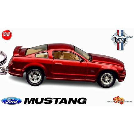 VERY RARE KEYCHAIN DARK RED FORD MUSTANG GT CUSTOM Ltd. Ed.