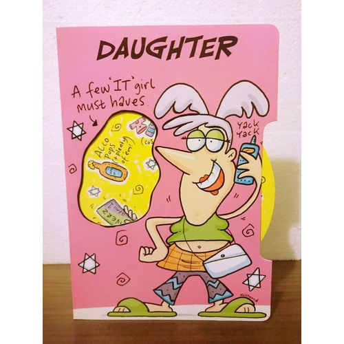 daughter birthday card - DAUGHTER - A few 'IT' girl must haves - Limited Edition