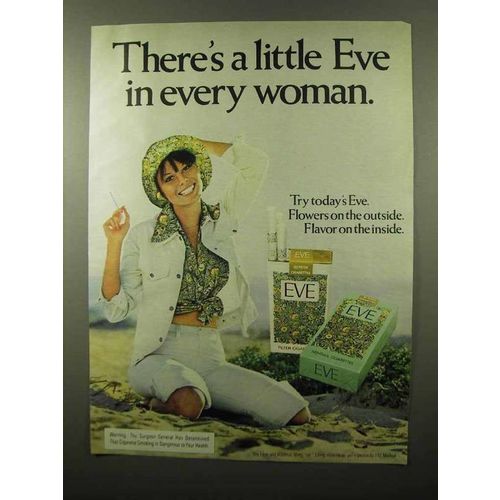 1975 Eve Cigarettes Ad - A Little in Every Woman