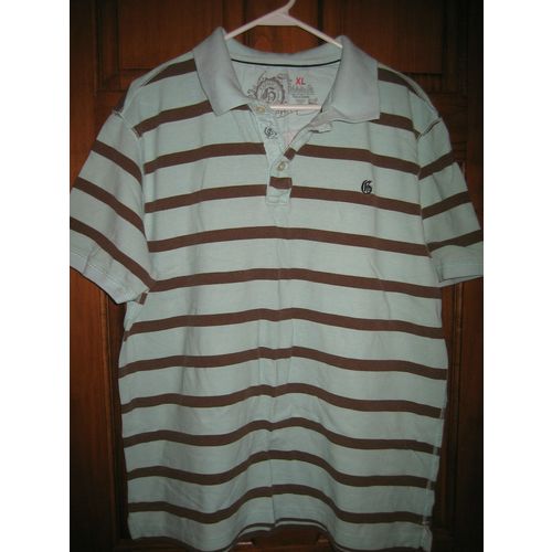 Men's Gap Athetlic Fit Striped SS Polo Shirt - Size XL