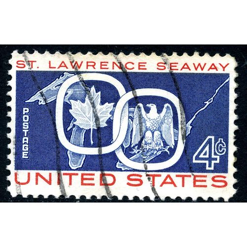 USA 1959 St Lawrence Seaway - Joint Issue with Canada, 4c, Scott 1131, Used