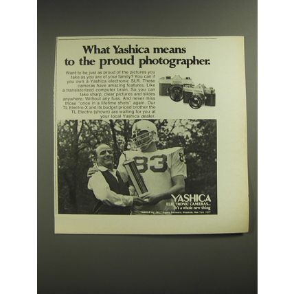 1974 Yashica TL Electro-X and TL-Electro Cameras Advertisement