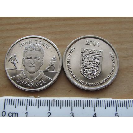 Sainsbury 2004 England Squad John Terry Token (e372)