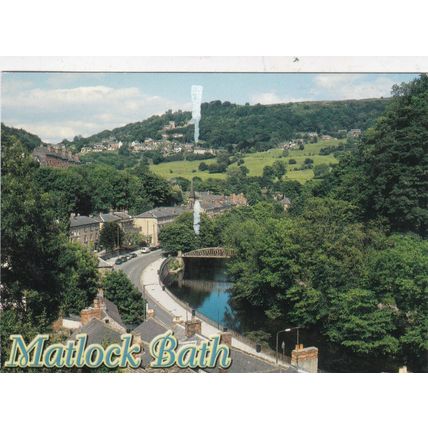 Matlock Bath Derbyshire Postcard posted 2013 VGC