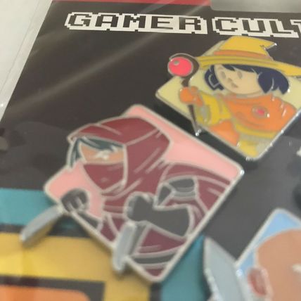 New Gamer Culture 4 Pin Set - Cute Link, Assasins Creed, etc