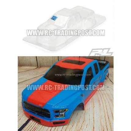 2017 Ford F-150 Raptor Clear RC Body 1/10 (WB 10" 254mm) (Stampede,Granite,Volc