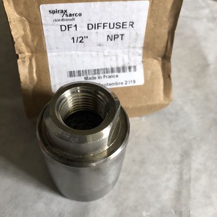 NEW Spirax Sarco DF1 1/2” Stainless Steam Trap Diffuser,Ea