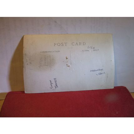 GWYN JAMES antique portrait photograph postcard by Newark Lewis of Port Talbot =