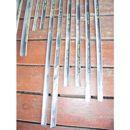 1960 PLYMOUTH CUSTOM SUBURBAN STATION WAGON TRIM OEM FURY 12 PCS