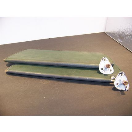1974 Dodge Dart Green Sunvisors OEM 2877046 72 73 75 76 Plymouth Duster