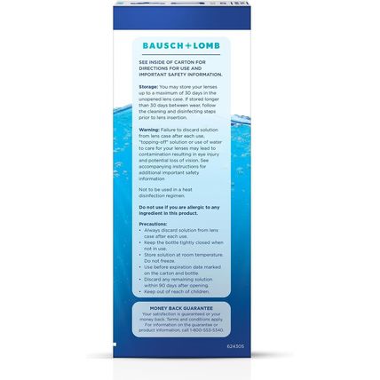 Bausch+Lomb RE’NU Advanced Formula Multi-Purpose Solution-12 FL OZ (2 Pack)-2/26