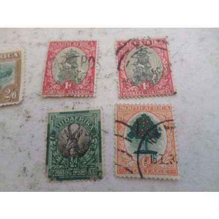 South Africa - stamps - a selection of 7 different stamps