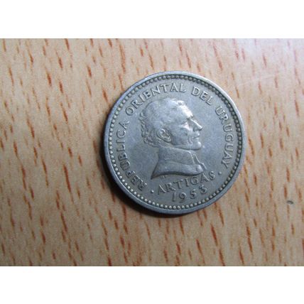 Uruguay 1953 5 Centesimos Coin