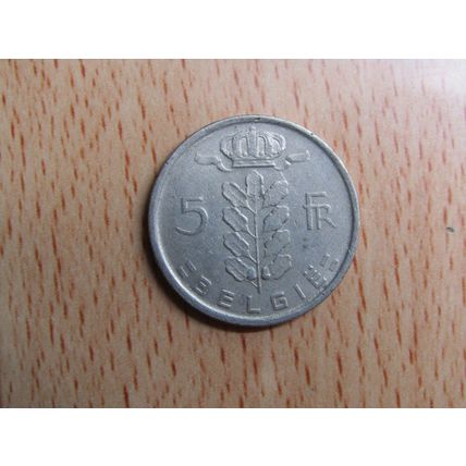 Belgium 1970 5 Frank Belgie (Dutch - Flemish Text) Coin