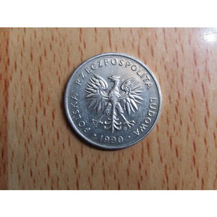 Poland 1990 5 Zlotych Coin